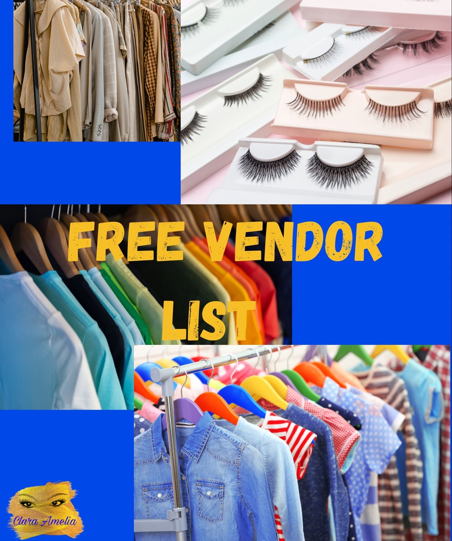 Free Vendor List - ClaraAmelia