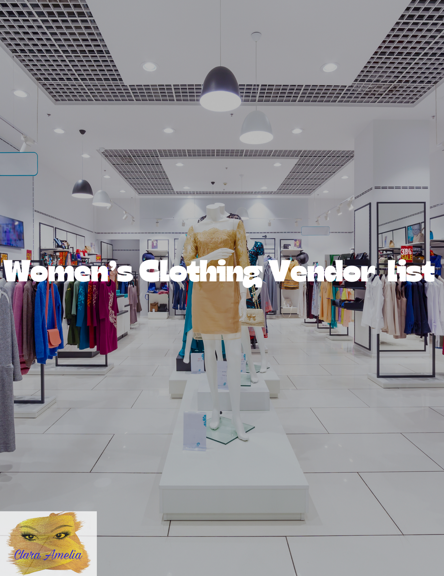 Women Clothing Vendor List - ClaraAmelia