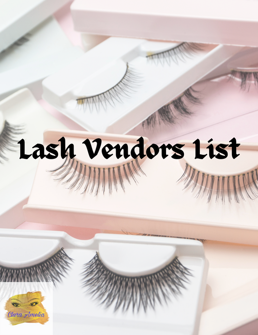 Lash Vendor - ClaraAmelia