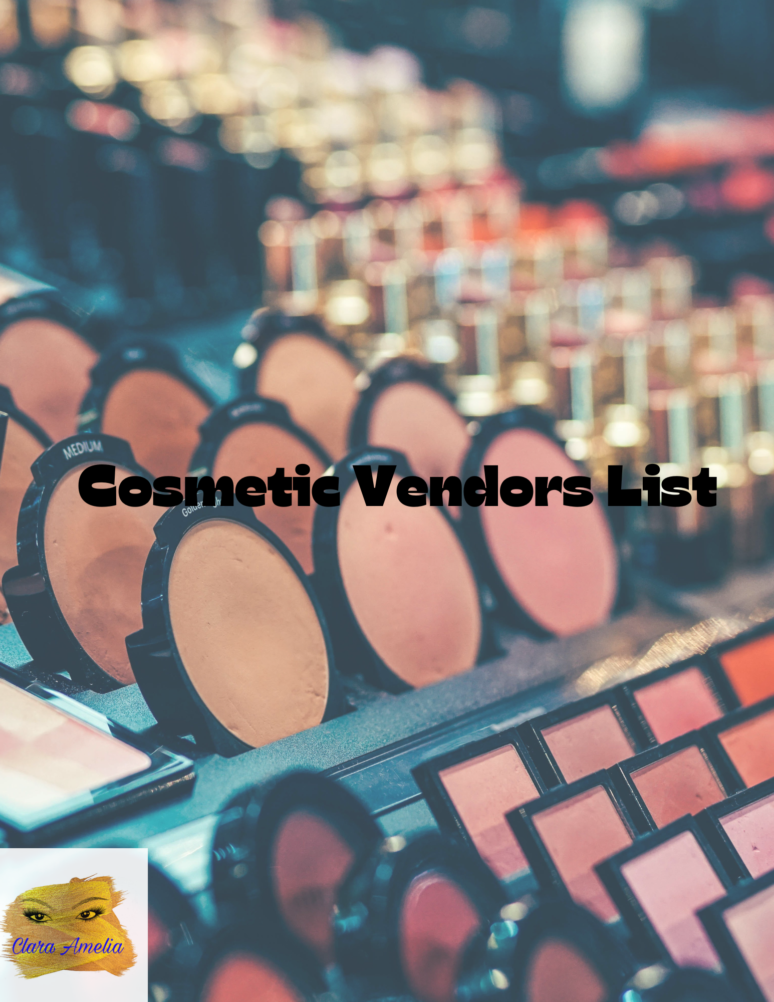 Cosmetic Vendor List - ClaraAmelia