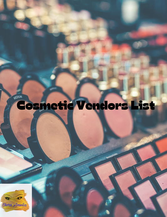 Cosmetic Vendor List - ClaraAmelia