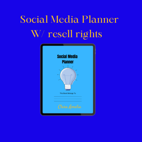 Social Media Planner 📓 - ClaraAmelia
