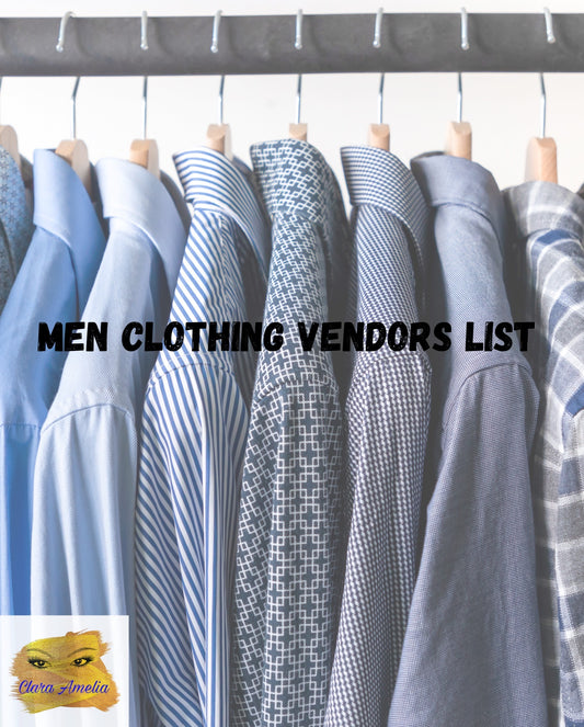 Men Clothing Vendor - ClaraAmelia