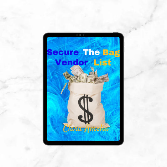 Secure the Bag Vendor List 💰 - ClaraAmelia